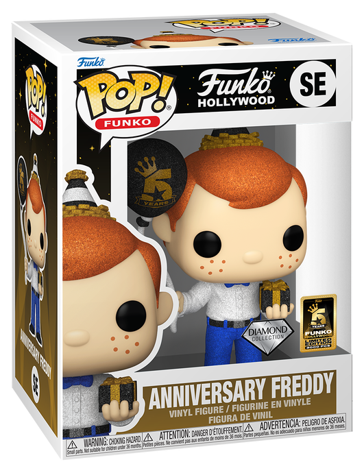 Funko Pop! Anniversary Freddy (Diamond Collection) (LE 3,000) (Funko Hollywood Exclusive)