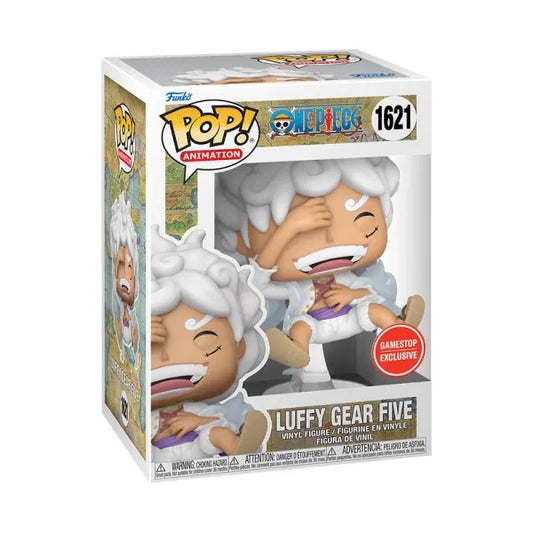 Funko Pop! Animation: One Piece: Luffy Gear 5 (Laughing) (GameStop Exclusive)