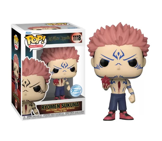 Funko Pop! Animation: Jujutsu Kaisen: Sukuna w/ Heart (Special Edition Sticker) (Box Imperfection)