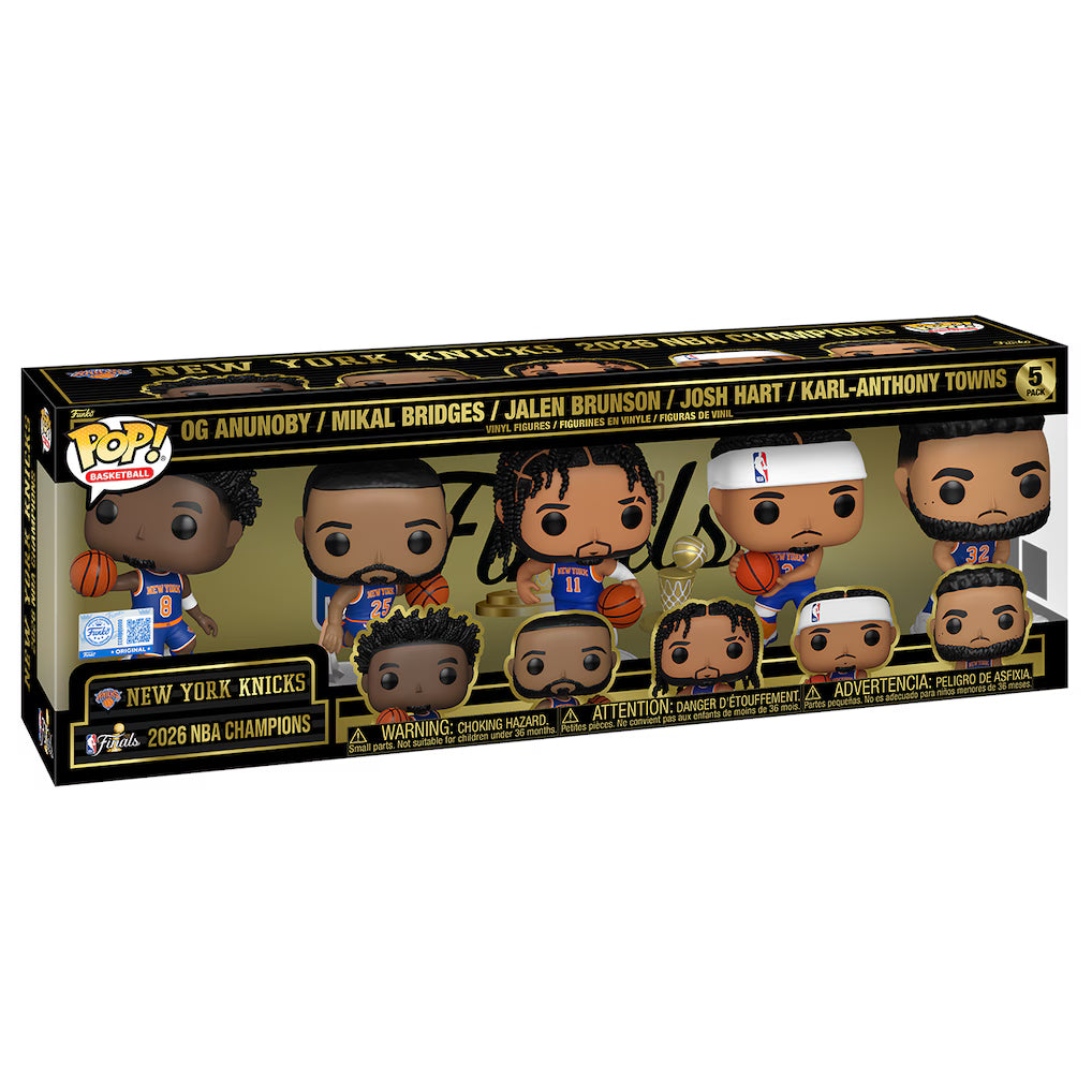 Funko Pop! Basketball: New York Knicks Funko 2026 NBA Finals Champions (5 Pack) (Funko Special Edition)