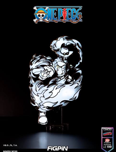 Figpin: One Piece:  Portagas D. Ace (All White GITD) (LE 150) (2026 NYCC Convention Exclusive)