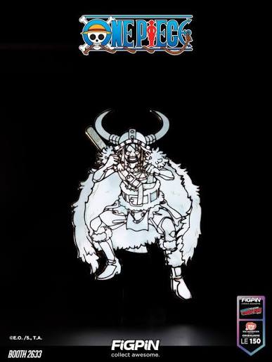 Figpin: One Piece:  Monkey D. Luffy Elbaph (All White GITD) (LE 150) (2026 NYCC Convention Exclusive)