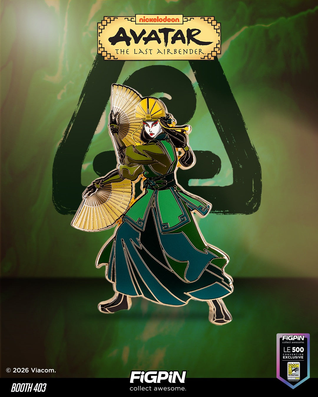 Figpin: Avatar the Last Airbender: Avatar Kyoshi  (2026 SDCC Convention Exclusive)