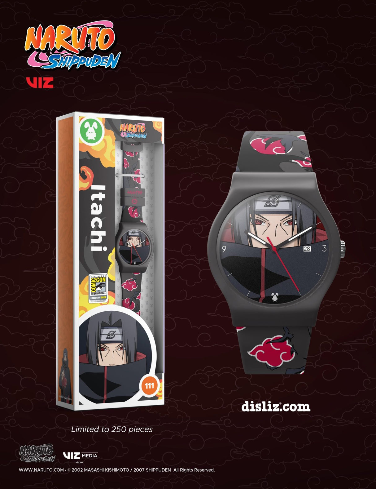 VizMedia: Itachi Watch (2026 SDCC Convention Exclusive)