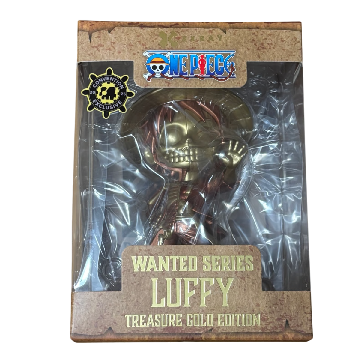 Mighty Jaxx One Piece XRAY Luffy Treasure Gold Edition (2025 NYCC Convention Exclusive)