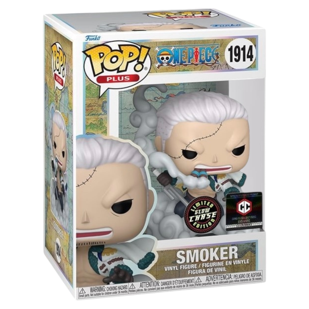 Funko Pop! Plus: One Piece: Smoker (Chase) (Chalice Collectibles Exclusive0