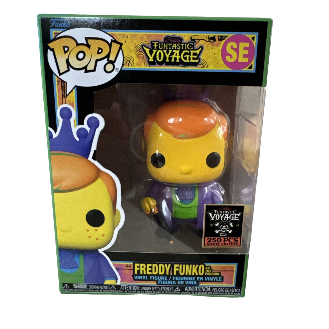 Freddy Funko As The Penguin (Black Light) (2024 Fundays Exclusive) (L.E 250)