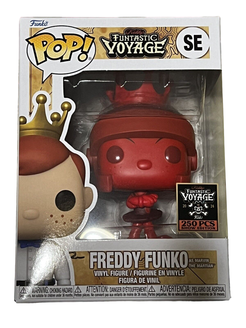 Funko Pop! Funko: Funtastic Voyage: Freddy Funko As Marvin The Martian (Red) (2024 Fundays Exclusive) (L.E 250)