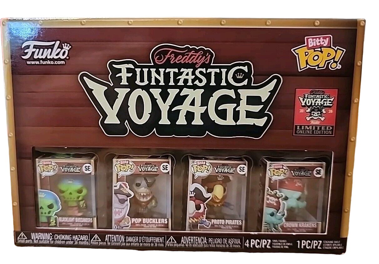 Funko Bitty Pops: Fantastic Voyage Fundays Mascots (Metallic) (2024 Fundays Exclusive) (L.E 3,400)