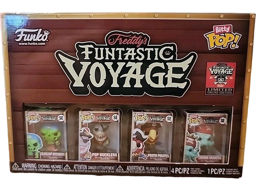 Funko Bitty Pops: Fantastic Voyage Fundays Mascots (Metallic) (2024 Fundays Exclusive) (L.E 3,400)