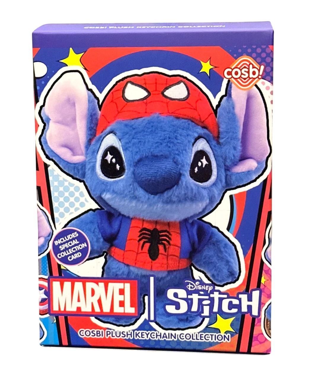Hot Toys Cosbi:  Marvel X Disney Stitch Series Plush Keychain Collection Blindbox
