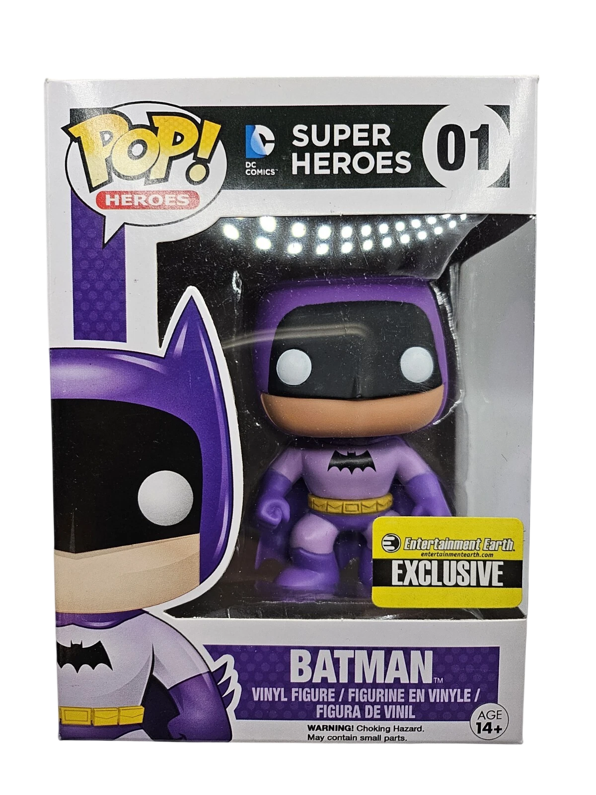 Funko Pop! Heroes: Batman (Purple) (Entertainment Earth Exclusive) - Shak's Pop Shop
