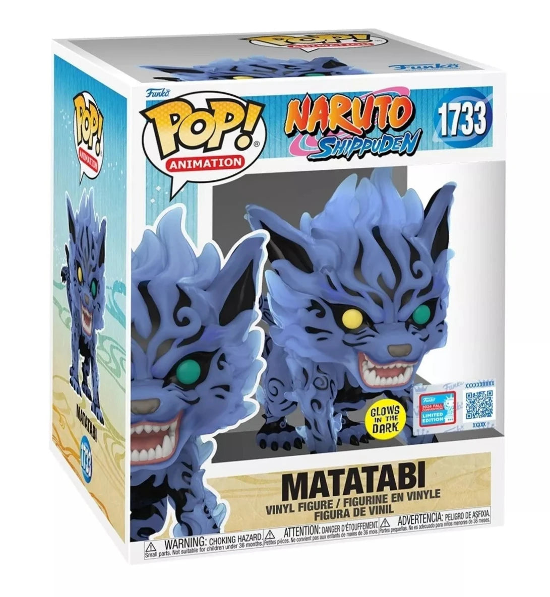 Funko Pop! Animation: Naruto Shippuden: Matatabi (Super 6") (GITD) (2024 NYCC Shared Exclusive)