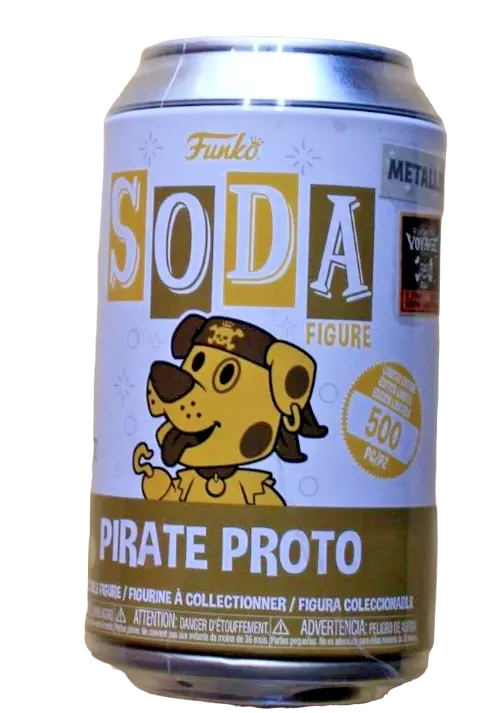 Vinyl Soda: Freddy Funko As Pirate Proto (Metallic) (2024 Fundays Exclusive) (L.E 500)