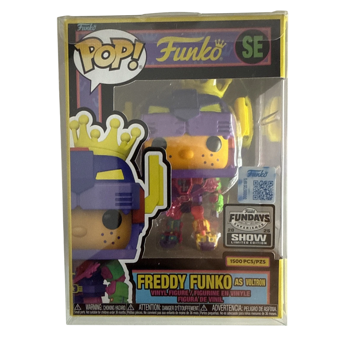 Funko Pop! Freddy Funko as Voltron (Black Light) (LE 1,500) (Funko Fundays 2025 Show Exclusive)