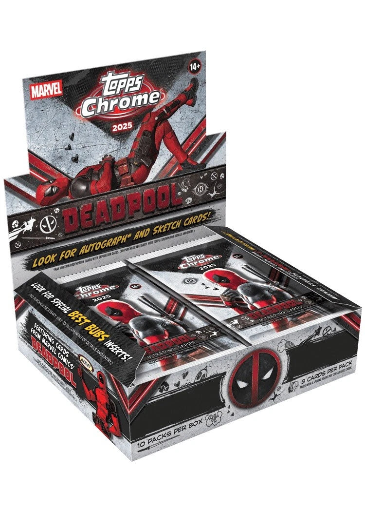 2025 Topps Chrome® Deadpool - Hobby Box