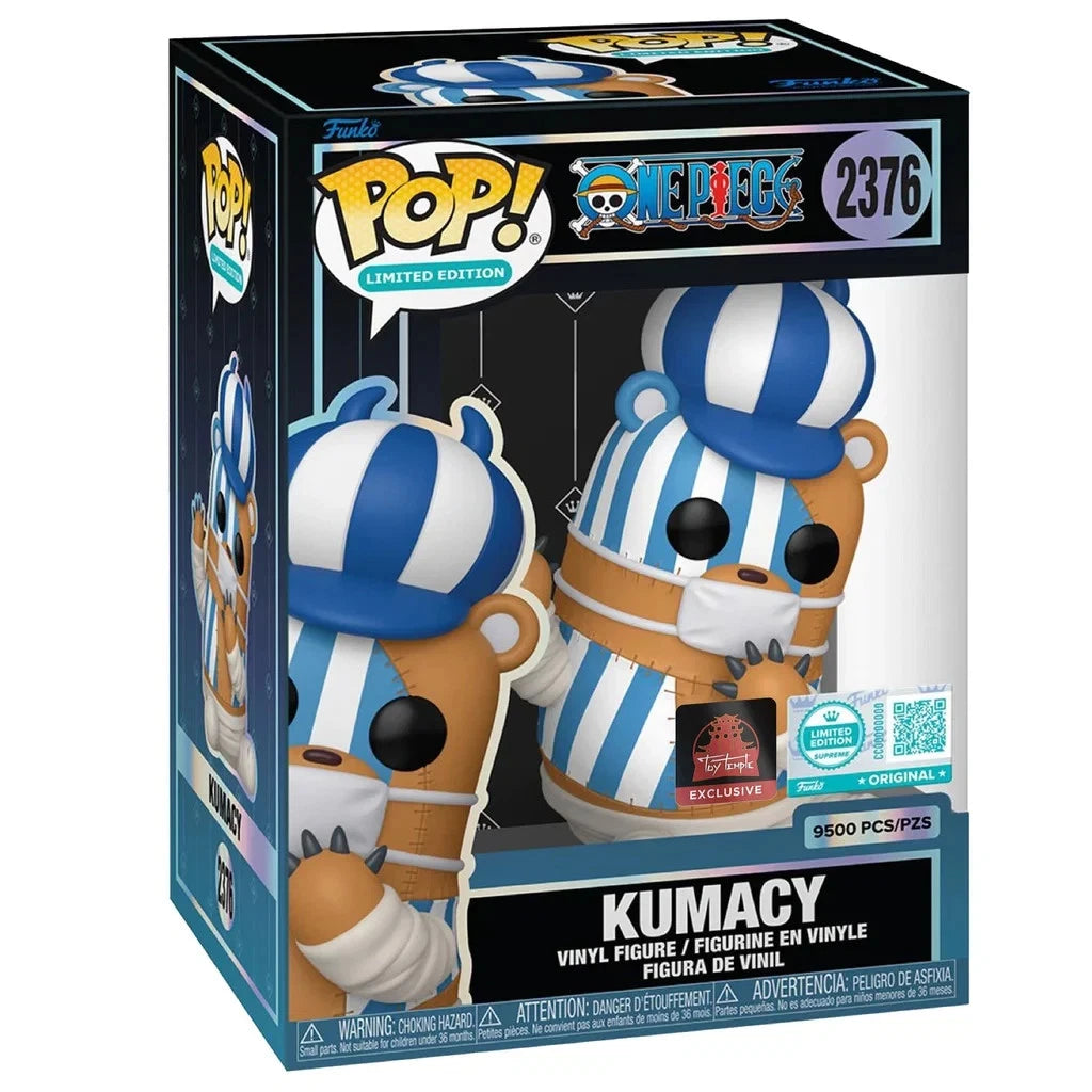 Funko Pop! Kumacy from One Piece Thriller Bark Limited Edition figure, collectible toy with detailed character design.