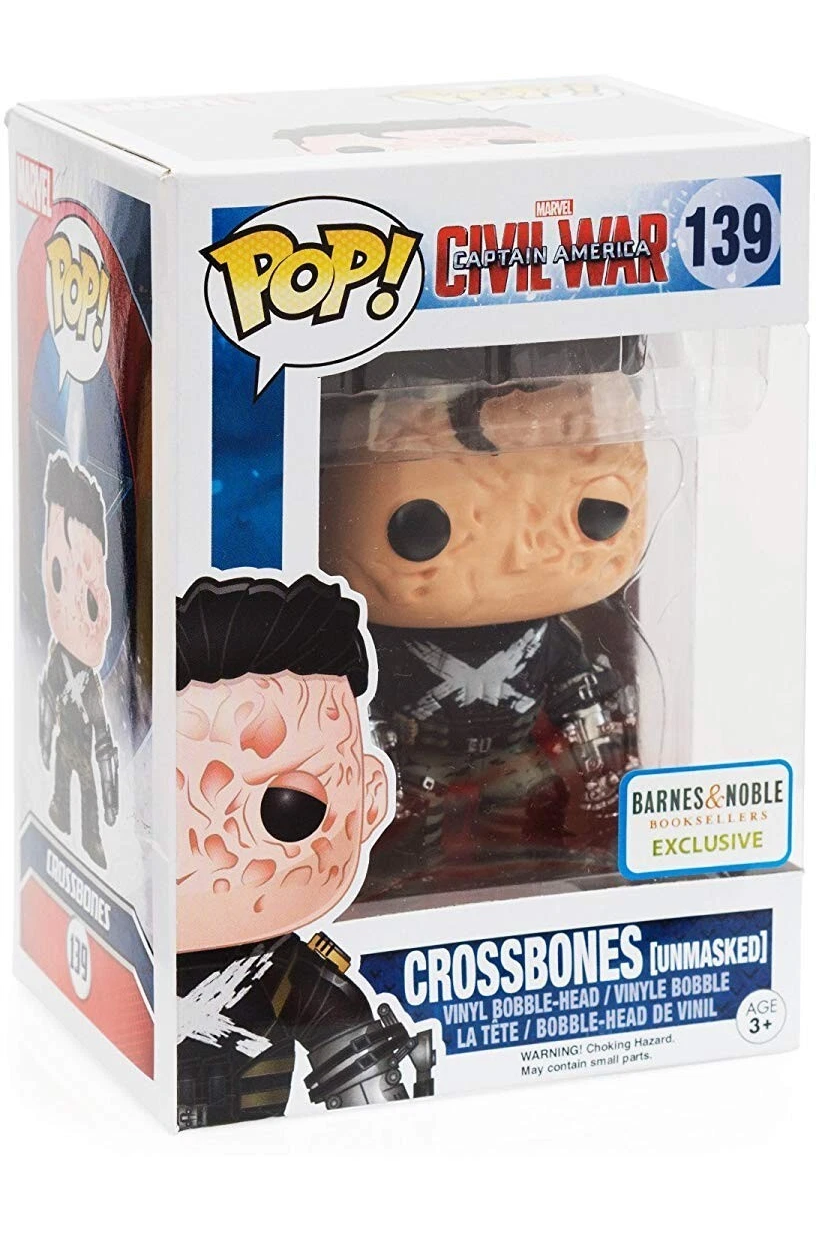 Funko Pop! Marvel: Captain America Civil War: Crossbones Unmasked (Barnes and Noble Exclusive) (Box Imperfection)