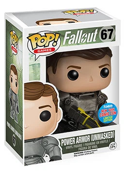 Funko Pop! Games: Fallout: Power Armor (Unmasked) (2015 New York Comic Con Exclusive)
