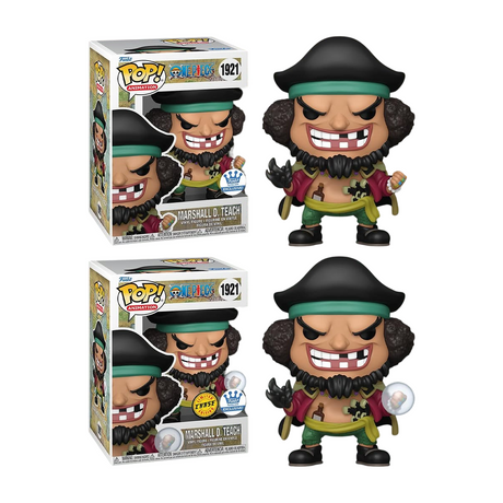 Funko Pop! Animation One Piece Marshall D. Teach figure, exclusive collectible with detailed design and iconic character features