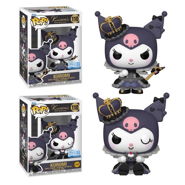 Funko Pop! Sanrio Kuromi 20th Anniversary figure, exclusive collectible with detailed design, from Shak's Pop Shop.