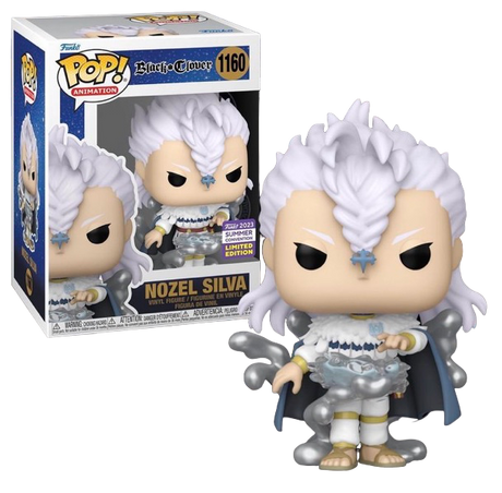 Funko Pop! figure of Nozel Silva from Black Clover, 2023 Summer Convention Exclusive, detailed collectible from Shak's Pop Shop.