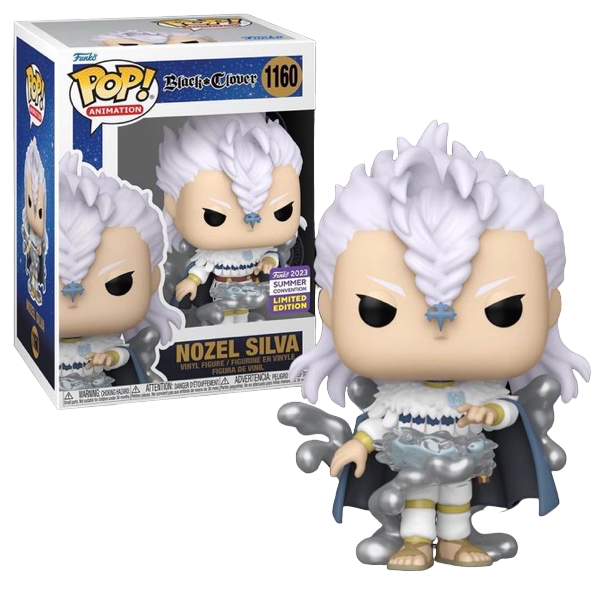 Funko Pop! figure of Nozel Silva from Black Clover, 2023 Summer Convention Exclusive, detailed collectible from Shak's Pop Shop.