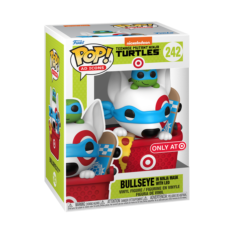 Funko Pop! Ad Icons Bullseye in ninja mask figure, Target exclusive, collectible toy from Shak's Pop Shop, detailed character design