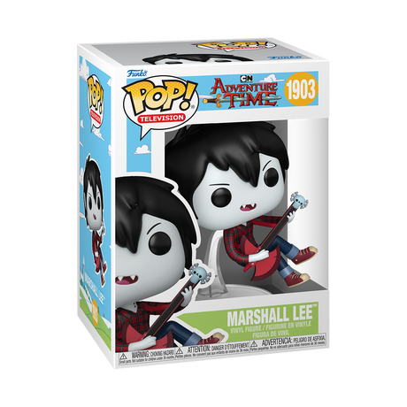 Funko Pop! Animation Adventure Time Marshall Lee figure from Shak's Pop Shop, featuring Marshall Lee character with detailed design.