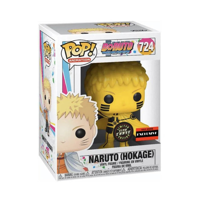 Funko Pop! Animation Naruto Hokage Chase figure from Boruto Naruto Next Generations, featuring Naruto in Hokage attire.