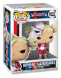 Funko Pop! Animation Bleach Hiyori Sarugaki figure with detailed facial features and vibrant outfit, collectible vinyl toy.