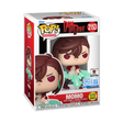 Glow DanDaDan Momo Funko Pop! Animation figure from Chalice Collectibles PR Exclusive, featuring a stylized character with vibrant glow effects.