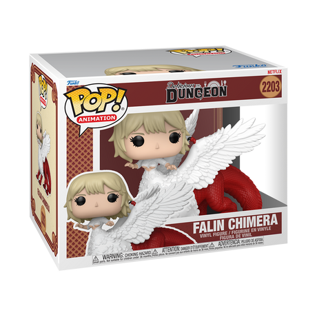 Funko Pop! Animation Falin Chimera figure from Delicious in Dungeon, Super 6-inch vinyl collectible with detailed design.