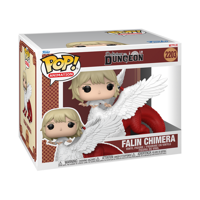 Funko Pop! Animation Falin Chimera figure from Delicious in Dungeon, Super 6-inch vinyl collectible with detailed design.