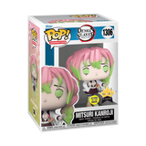 Funko Pop! Animation Mitsuri Kanroji Demon Slayer figure with glow effect, collectible vinyl toy from Shak's Pop Shop.