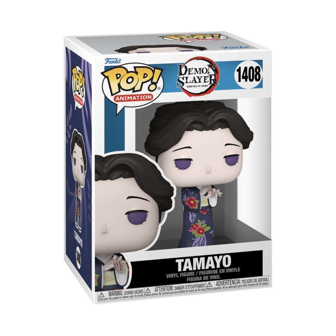 Funko Pop! Animation Tamayo figure from Demon Slayer, collectible vinyl toy with detailed character design.
