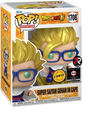 Funko Pop! Gohan in Cape from Dragon Ball Super Super Hero, Chalice Collectibles PR Exclusive, featuring Gohan in a cape figure.