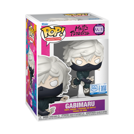 Funko Pop! Animation Gabimaru from Hells Paradise, Shak's Pop Shop exclusive figure with detailed character design.
