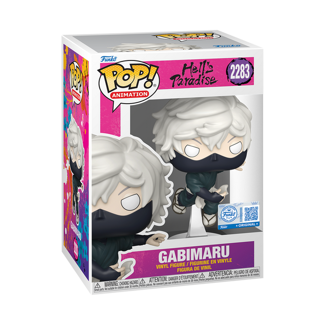 Funko Pop! Animation Gabimaru from Hells Paradise, Shak's Pop Shop exclusive figure with detailed character design.