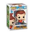 Funko Pop! Animation Jimmy Neutron figure with large head, brown hair, and signature outfit, styled in collectible vinyl figure design