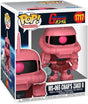 Funko Pop! Animation figure of Char's Zaku II from Mobile Suit Gundam, featuring detailed robot design and vibrant colors.