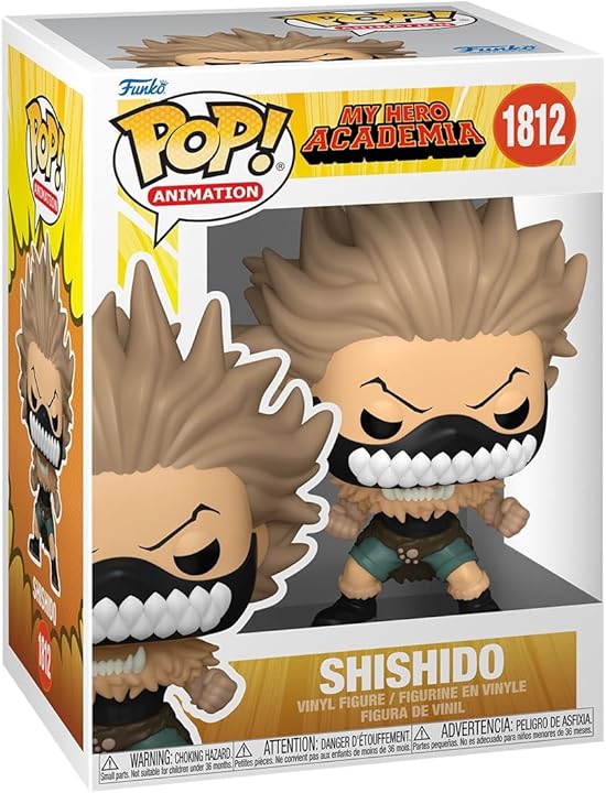 Funko Pop! Animation My Hero Academia Shishido figure from Shak's Pop Shop featuring Shishido in stylized vinyl form.