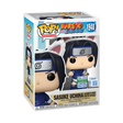 Funko Pop! Animation Naruto Shippuden Sasuke Uchiha figure, exclusive WonderCon 2025 shared collectible, with detailed character design.