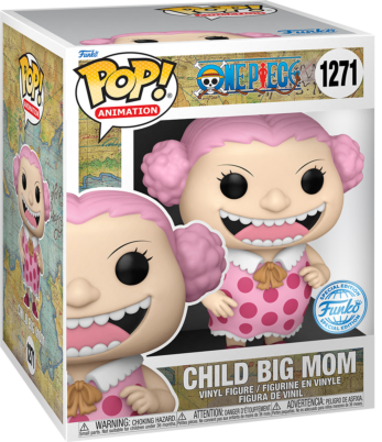 Funko Pop! Animation One Piece Child Big Mom figure with special edition sticker, 6-inch collectible toy from Shak's Pop Shop