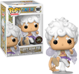 Funko Pop! Animation Luffy Gear Five Glow Chase figure from One Piece featuring Luffy in Gear Five pose with glowing details.