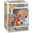 Funko Pop! Animation One Piece Monkey D. Garp figure with box imperfection, collectible toy from Shak's Pop Shop.