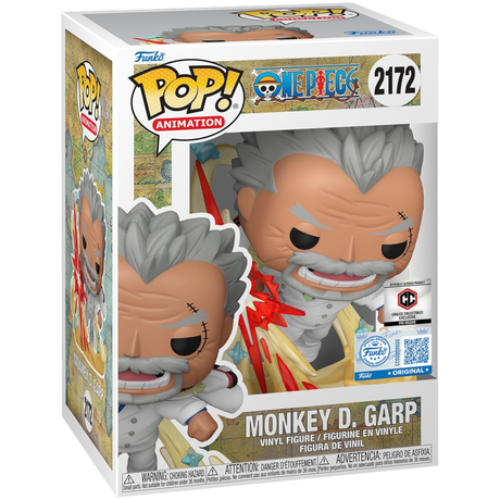 Funko Pop! Animation One Piece Monkey D. Garp figure with box imperfection, collectible Chalice exclusive from Shak's Pop Shop