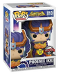 Funko Pop! Animation Saint Seiya Sagittarius Phoenix Ikki glow figure with special edition sticker, featuring detailed design and vibrant colors.