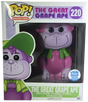 Funko Pop! Animation The Great Grape Ape 6-inch figure, exclusive collectible by Shak's Pop Shop with limited edition L.E. 4,000