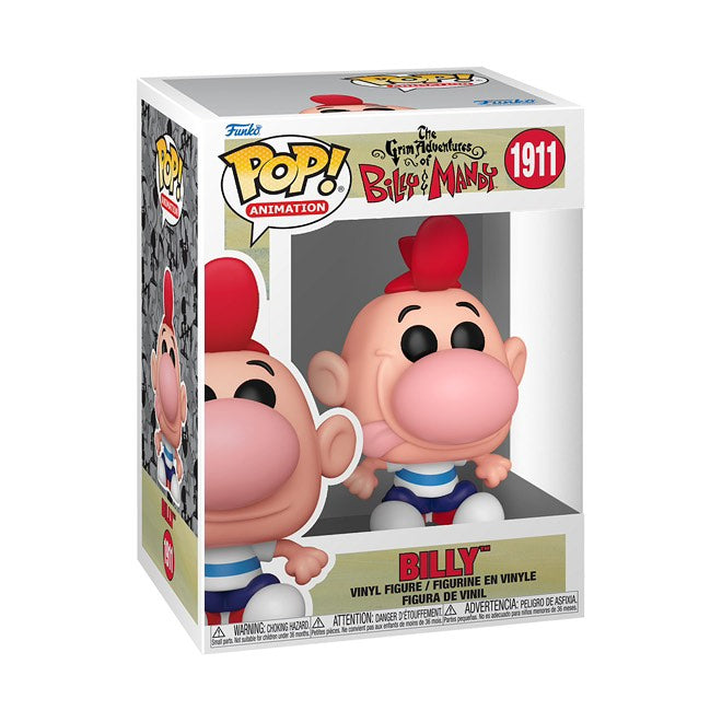 Funko Pop! Animation Billy figure from The Grim Adventures of Billy and Mandy, collectible toy with cartoon character design